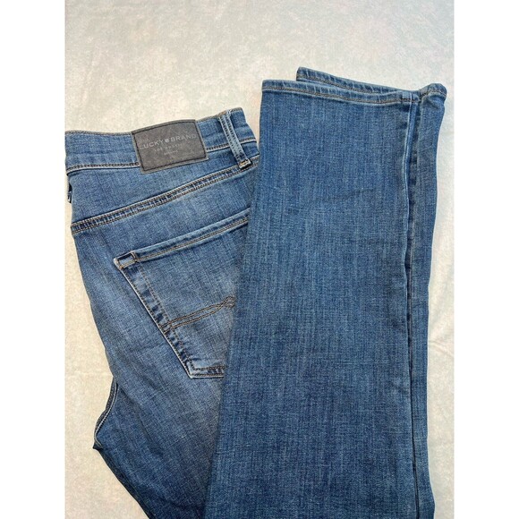 Lucky Brand Other - Lucky Brand Jeans Mens 32x30 Blue 223 Straight Fit Stretch Medium Wash Denim
